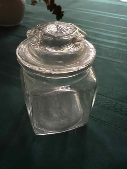 Photo of free Small lidded glass jar (Croton-on-Hudson) #1