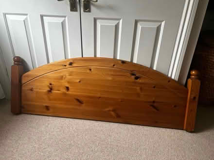 Photo of free Double Pine Headboard (CM8 Witham) #1