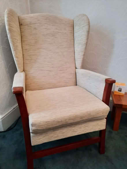 Photo of free 2 Seater Sofa & 2 Chairs Plain Beige & Fabric (Battle RG30) #2