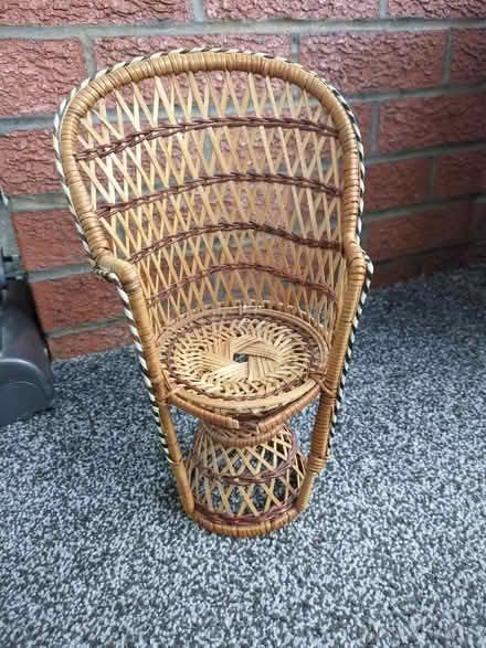 Photo of free Small wicker chair for a doll (Orgreave S13) #1