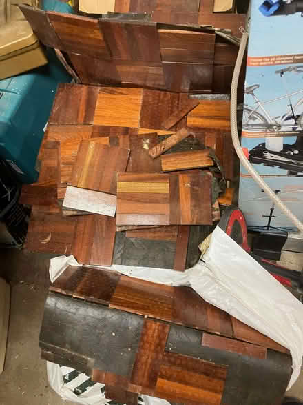 Photo of free Reclaimed wood block flooring (Clapham MK41) #1