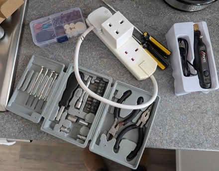 Photo of free Various tools and rechargeable mini sander (Croxdale DH6) #1