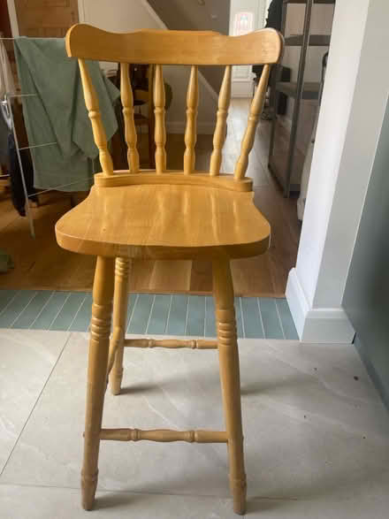 Photo of free Wooden barstool (Levenshulme M19) #1
