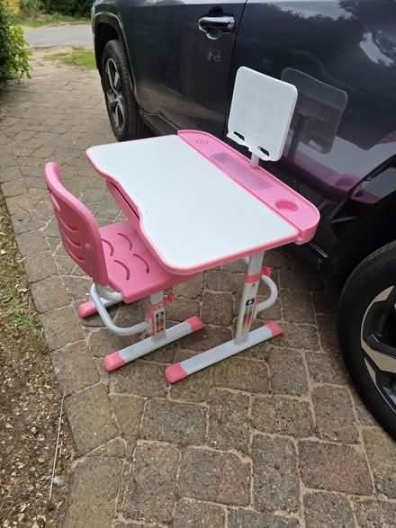 Photo of free Childs adjustable desk (Sg3 6eb) #2