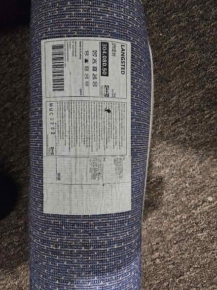 Photo of free Blue Ikea rug (Polwarth EH11) #2