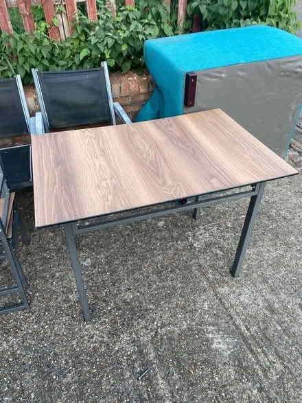 Photo of free dining table with 4 chairs (Eltham SE9) #1