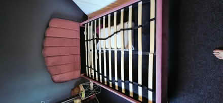 Photo of free Double bed frame (Eh44rn) #1