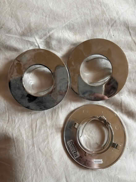 Photo of free 3x Aurora chrome downlight bezels (Turnpike Lane, N22) #1