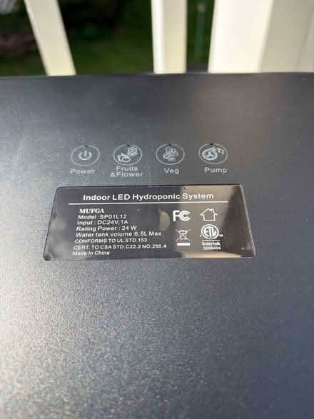 Photo of free Indoor LED Hydroponic system (Belmont) #3