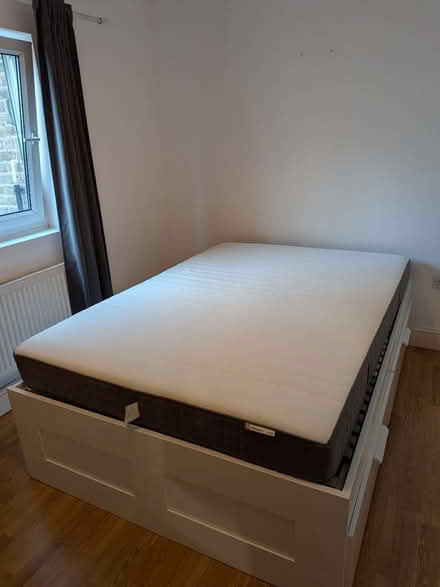 Photo of free IKEA double bed with storage (Stoke Newington N16) #1