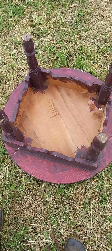 Photo of free Painted teak coffee table (Hambridge TA10) #1