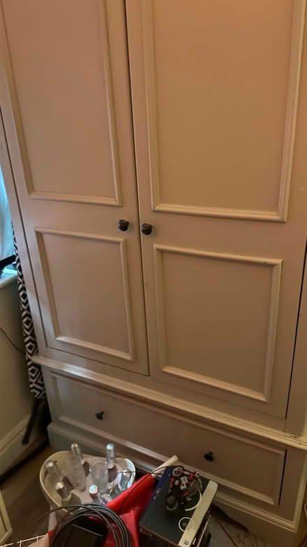Photo of free Propper wodden wardrobe with drawer (TW7) #2