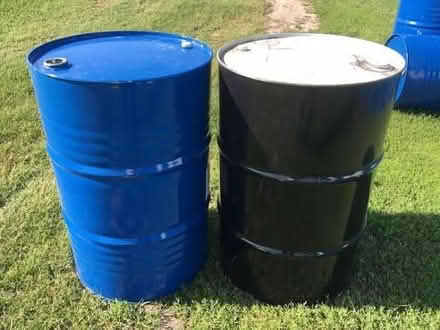 Photo of 55/45 Gallon Metal Drum. (Gorse Hill M32) #1