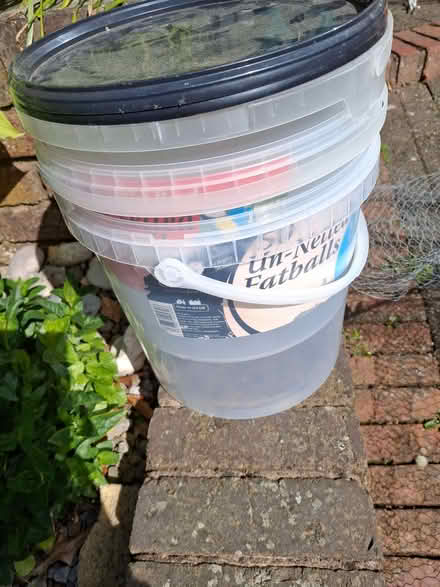 Photo of free 3 useful plastic containers, 2 lids (Appleby-in-Westmorland CA16) #1