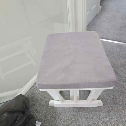 Photo of free Grey nursery rocking chair and footstool (Longbridge B31) #3