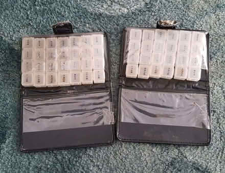 Photo of free Two Pill Boxes Which Holds Daily Inserts - Lordswood (Lords Wood ME5) #1