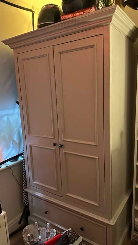 Photo of free Propper wodden wardrobe with drawer (TW7) #1