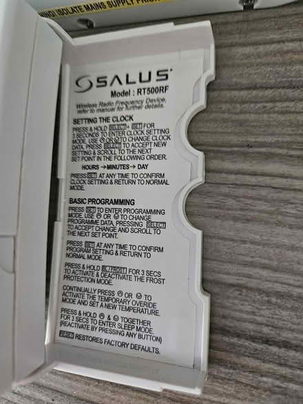 Photo of free Wireless thermostat (Bedford Rd area SG6) #4