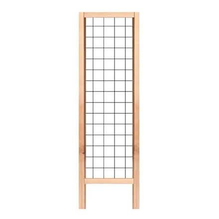Photo of Tall metal/wood flat trellis (Greenwood) #2