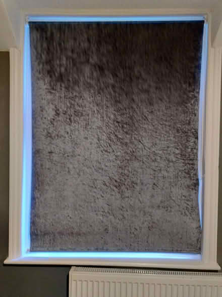 Photo of free Grey velour blind (Belper) #2