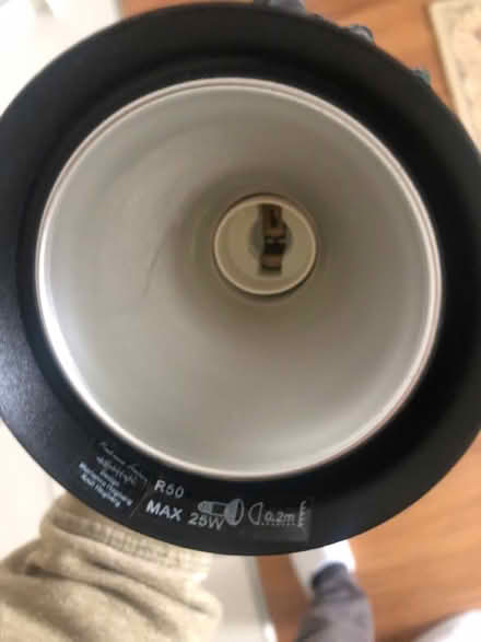 Photo of free Bedside lamp - screw-on foot BROKEN (SE13 Deptford) #2