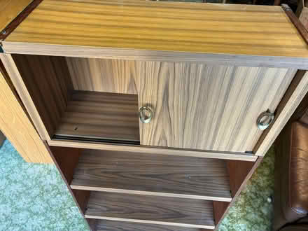 Photo of free Bookshelf with cupboard at top (Monmouth) #2