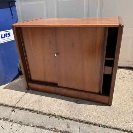 Photo of free Wood cabinet (Oak Park) #3