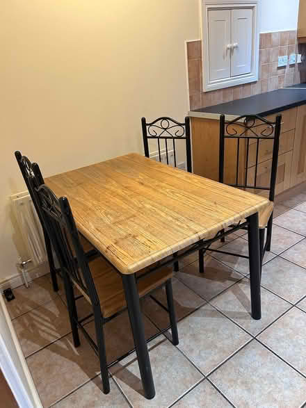 Photo of free Kitchen table and 4 chairs (Rathmines) #1