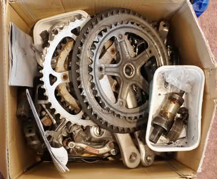 Photo of free Two Boxes Assorted Bicycle Parts - Some Vintage (Walkley S10) #2