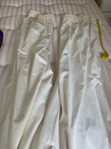 Photo of free Floor length ivory curtains (Baslow DE45) #2