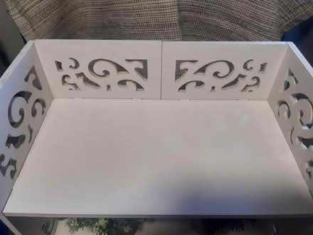 Photo of free White wooden shelf stand (no nails) (Edinburgh EH17) #2