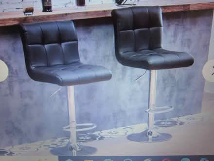 Photo of tall bar stools x 2 (crookes sheffield S10) #1