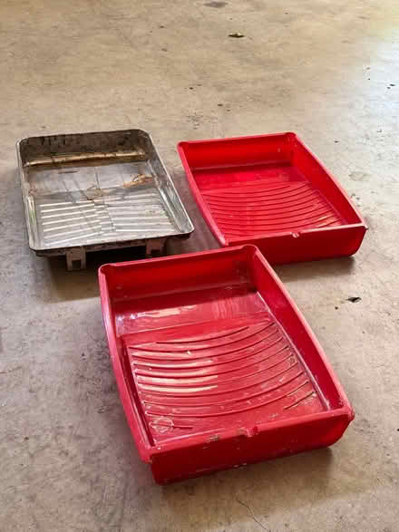 Photo of free Roller Pans Only 2 metal & red (Westminster) #2