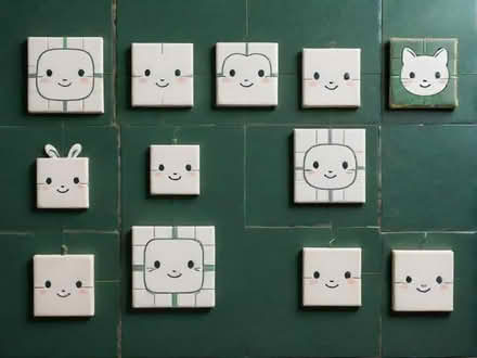 Photo of White ceramic tiles (Dunblane FK15) #1
