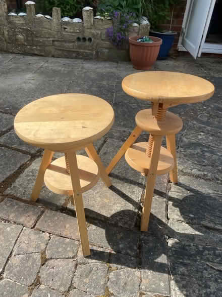 Photo of free Two wooden stools (GL10) #1