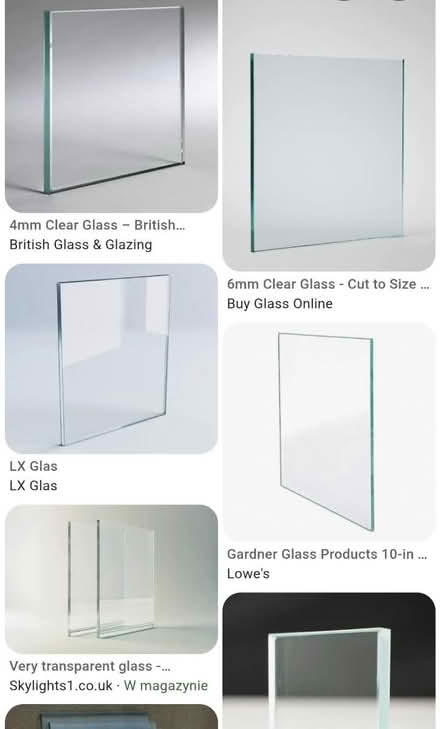 Photo of non safty glass / plexiglass sheets (BR5) #1
