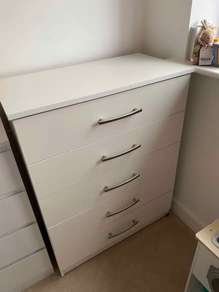 Photo of free White chest of draws (Wrenbury) #1