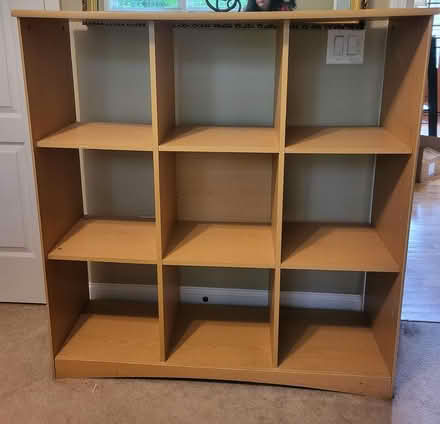 Photo of free stained wood bookcase (Cumming) #1