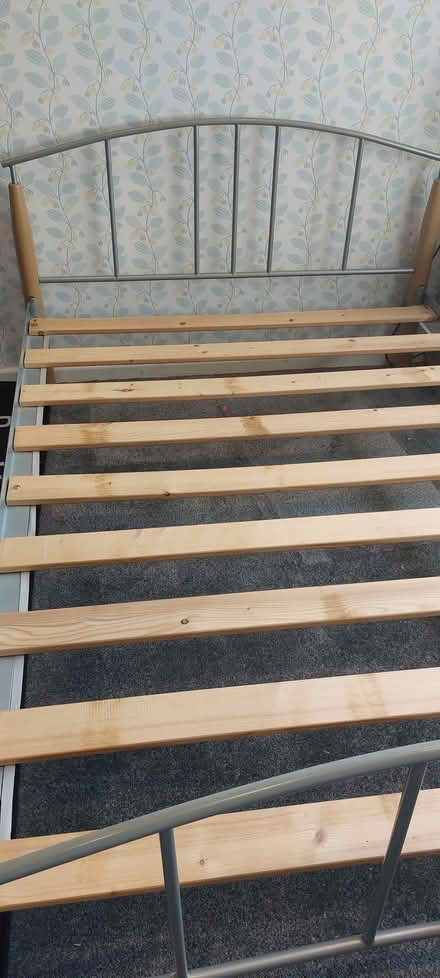 Photo of free Single Metal Bed Frame (New Malden KT3) #2
