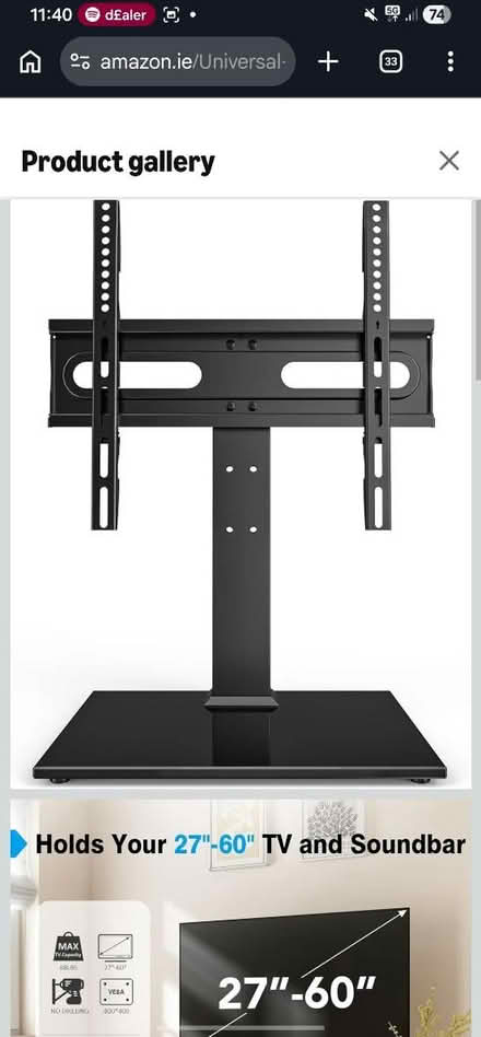 Photo of TV stand (Portobello.) #1