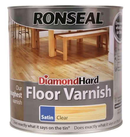 Photo of Ronseal diamond hard Floor varnish - satin (Wotton Pitch GL1) #1
