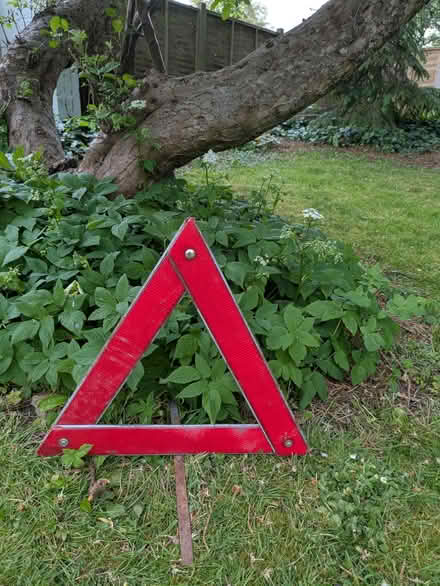 Photo of free Car Warning triangle (Bradwell MK13) #1