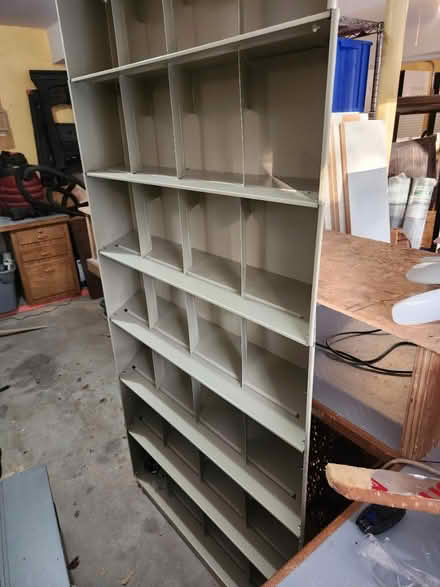 Photo of free Large metal Shelf (Wood Hawk Way) #1