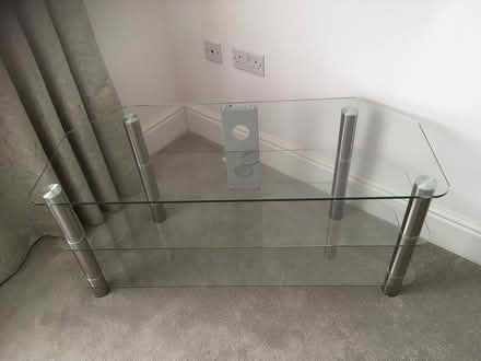 Photo of free Glass tv stand (Blyth NE24) #1