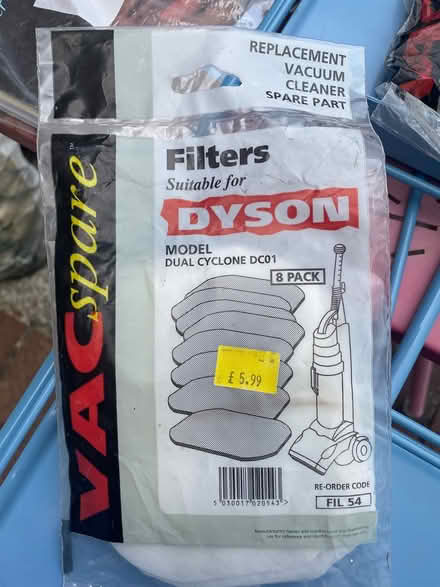 Photo of free Dyson DC01 Filters (Highland Road PO19) #1