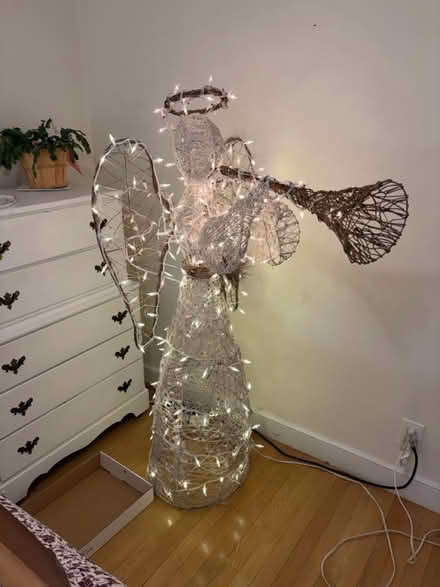 Photo of free Lighted Outdoor Christmas Angel (Belmont, MA) #1