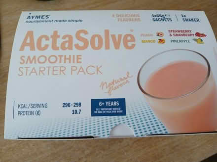 Photo of free ActaSolve Smoothie Starter Pack (9 Burgin Road, Anstey LE7) #1