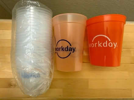 Photo of free Plastic drinking cups, serving pot (1075 Valencia Avenue) #1
