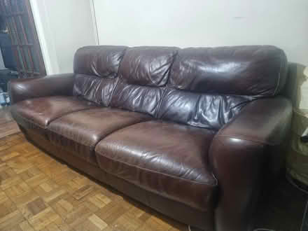 Photo of free 4 seater Leather Sofa (Luton, LU3) #1