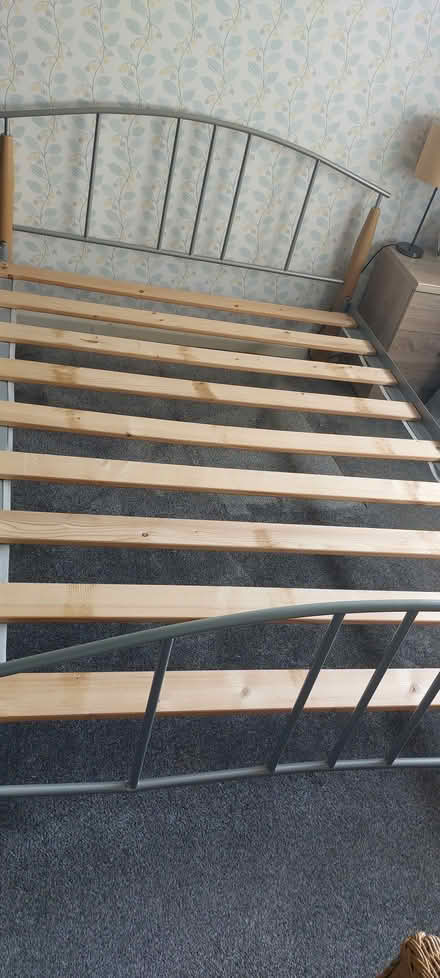 Photo of free Single Metal Bed Frame (New Malden KT3) #1